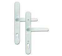 Yale Locks PPVCRHWH PVCu Retro Door Handle Polished PVD PVC Retro Handle WH Silver 17.5 x 38 x 8 cm