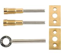 Yale Sash Window Locks Dual Screw Window Lock Plus Key Brass Finish 2 Pack 8013