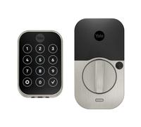 Yale Security Assure Lock 2 Deadbolt, Satin Nickel Smart Keyless Entry Door Lock with Z-Wave Connected Keypad for Code Entry, YRD450-ZW2-619