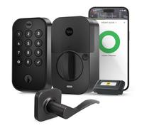 Yale Security Assure Lock 2 Keypad with Wi-Fi and Norwood Lever in Black Suede
