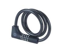 Yale YCC0/12/100/2 Cable Bike Lock with Key, Black/White, Sicherheitskombination und Schlüssel