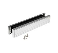 Yale Slimmaster 12" Letterplate - Silver (Polished)