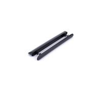 Yale Slimvent 2500Ea Trickle Vent And Canopy Set (252mm X 21mm) - Black