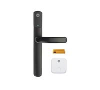 Yale Conexis L2 Smart Door Lock [NO Subscription Required] Remote Access from Anywhere, Anytime, No Key Needed, Works with Alexa, Google Assistant and Philips Hue - Black