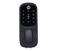 Yale Smart Living YD-01-CON-BL Keyless Connected Ready Smart Door Lock, 60mm Nightlatch Standard Security Black Cylinder, 60 mm Backset