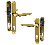 Yale Sparta 92PZ Lever/Lever Door Handle - Short, Gold (PVD)