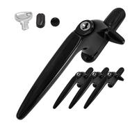 Yale Sparta Cockspur Window Handle (3 Pack) - Black, Left, 9mm