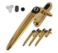 Yale Sparta Cockspur Window Handle (3 Pack) - Gold, Left, 21mm