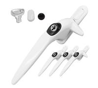 Yale Sparta Cockspur Window Handle (3 Pack) - White, Left, 9mm