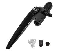 Yale Sparta Cockspur Window Handle - Black, Left, 15.5mm