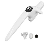 Yale Sparta Cockspur Window Handle - White, Left, 21mm