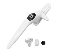 Yale Sparta Cockspur Window Handle - White, Left, 9mm