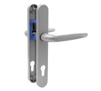 Yale Sparta Lever/lever Door Handle - Long, Satin Silver