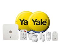 Yale SR-340 Smart Living Home Alarm, View & Control Kit, White, Part Arming Function, App Control, Remote Viewing and Control