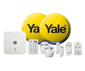 Yale SR-340 Smart Living Home Alarm, View & Control Kit, White, Part Arming Function, App Control, Remote Viewing and Control