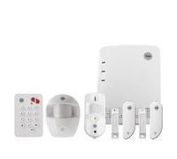 Yale SR-3800i - GSM Smart Home Alarm, Complete Wireless Intrusion System: 104 dB Siren + Motion Detector + Opening, Push Notifications, Email and SMS White