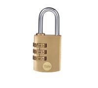 Yale Standard Security Brass Combination Padlock 30mm