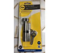 Yale Standard Security Euro Profile Cylinder 35/10/35 80mm Sealed 3 Key Free Pos