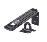 Yale - Y135B/120/BK- 120mm Steel Hasp - Secure Gates - Secure Sheds - High Protection