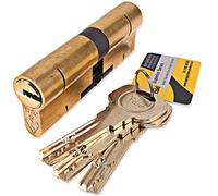 Yale Superior Anti-Snap Euro Door Cylinders (40/60, Brass)