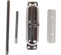 Yale P-YSMDC-PC Surface Mounted Door Closer, Spring Loaded with Adjustable Tensioner, Automatic Closure of Doors Up to 50 kg, Polished Chrome Finish