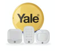 Yale IA-310 Sync Smart Home Alarm Piece of 4 Kit Includes Sync Alarm Hub, External Siren, PIR Motion Detector and Keypad Works with Alexa, Google Assistant and Philips Hue [Energy Class A+], White