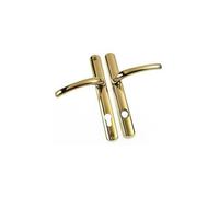 Yale TS007 2 Star Platinum Maximum Security Door Handle Brass Finish 92/215mm
