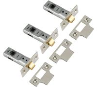 Yale Tubular Mortice Latch Pack of 3 Chrome Internal Door Latches P-M888