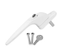 Yale uPVC Universal Window Handle Inline Locking Espag Double Glazing White 30mm