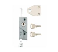 Yale V-8K116-SE Multi-Purpose Door Bolt, Silver Enamel Finish, Standard Security, Visi Packed, suitable for hinged and wooden doors