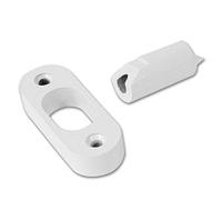 Yale V-WS12-2-WE Door Hinge Bolts, White Finish, Standard Security, Visi Packed, Pack of 2, Suitable for External Doors