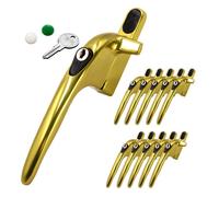 Yale Virage Cockspur Window Handle (10 Pack) - Gold, Left, 21mm
