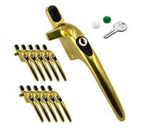 Yale Virage Cockspur Window Handle (10 Pack) - Gold, Right, 9mm