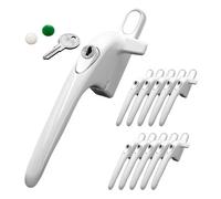 Yale Virage Cockspur Window Handle (10 Pack) - White, Left, 21mm