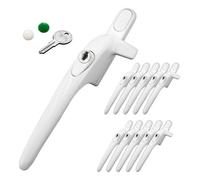 Yale Virage Cockspur Window Handle (10 Pack) - White, Left, 9mm