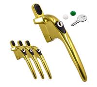 Yale Virage Cockspur Window Handle (3 Pack) - Gold, Right, 21mm