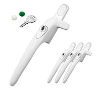 Yale Virage Cockspur Window Handle (3 Pack) - White, Left, 9mm