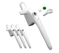 Yale Virage Cockspur Window Handle (3 Pack) - White, Right, 21mm