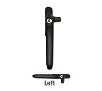 Yale Virage Cockspur Window Handle - Black, Left, 9mm