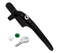 Yale Virage Cockspur Window Handle - Black, Right, 9mm