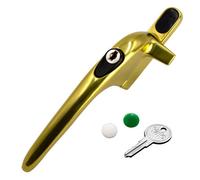 Yale Virage Cockspur Window Handle - Gold, Left, 9mm