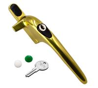 Yale Virage Cockspur Window Handle - Gold, Right, 9mm