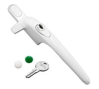 Yale Virage Cockspur Window Handle - White, Right, 9mm