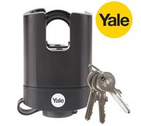 Yale Waterproof Closed Shackle Steel Padlock 52mm