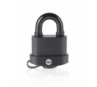 Yale Padlock Y220B/61/123/1 - 61mm Weatherproof High-Security, Open Hardened Steel Shackle, 3 Keys