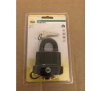Yale Padlock Y220B/61/123/1 - 61mm Weatherproof High-Security, Open Hardened Steel Shackle, 3 Keys