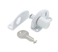 Yale White Metal Sash Window Fastener