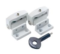 Yale White Metal Window Toggle Lock, Pack Of 2