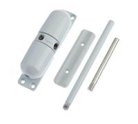 Yale P-YSMDC-WH Surface Mounted Door Closer, Spring Loaded with Adjustable Tensioner, Automatic Closure of Doors Up to 50 kg, White Finish