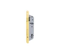 YALE Y52X1050 Y52X Wooden Door Mortise Lock, with Round Edge Front, Entry 50 mm, Center Distance 85 mm, Polished Brass